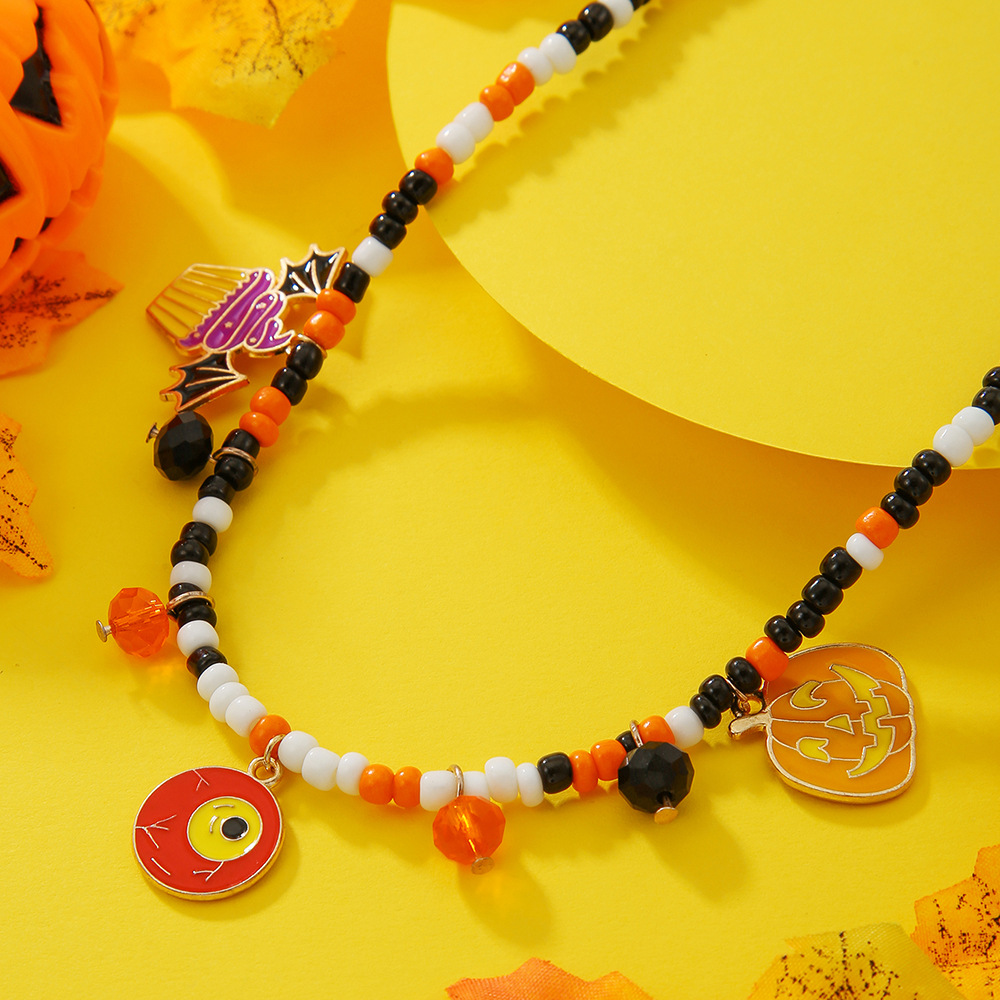 Adjustable Halloween Pendant Necklace