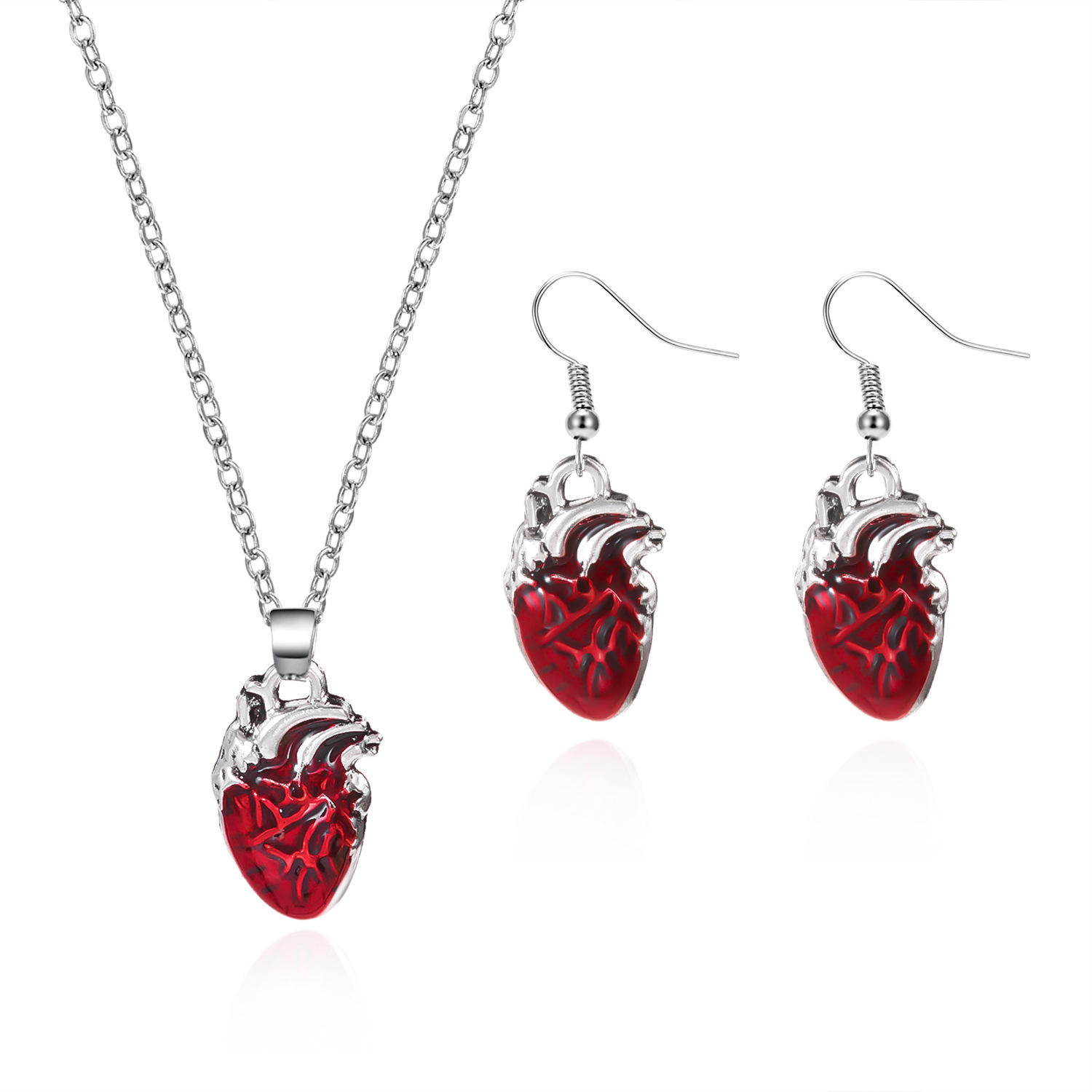 Necklace Earrings Set All-match Ghost Halloween Jewelry