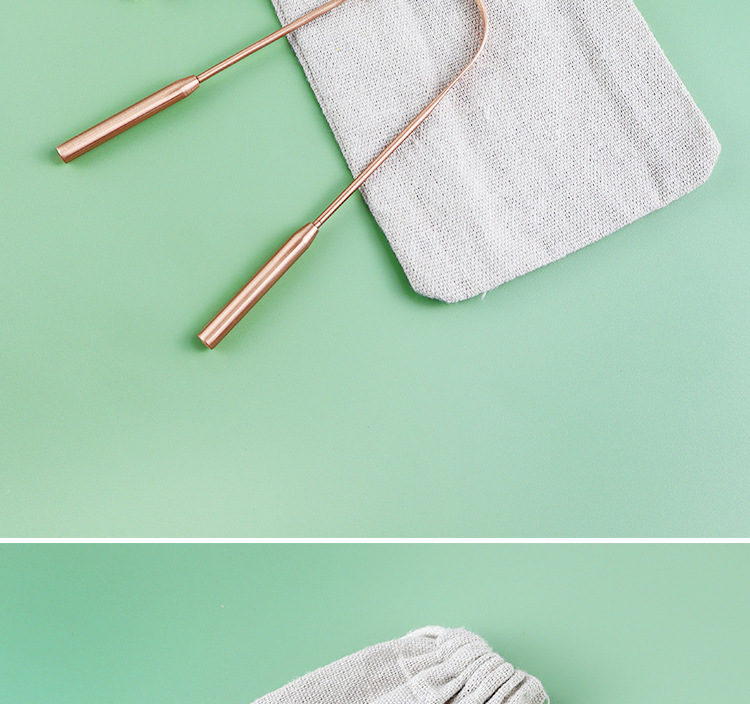 Copper tongue scraper, product image 5