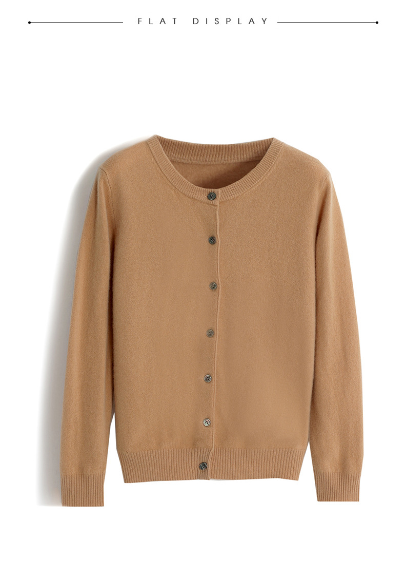 Women’s relaxed cardigan back view