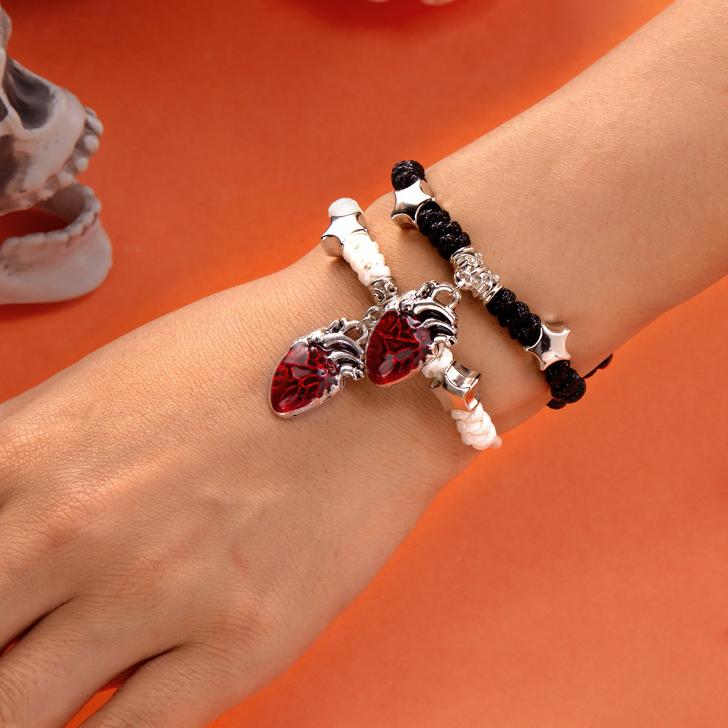 Necklace Earrings Set All-match Ghost Halloween Jewelry