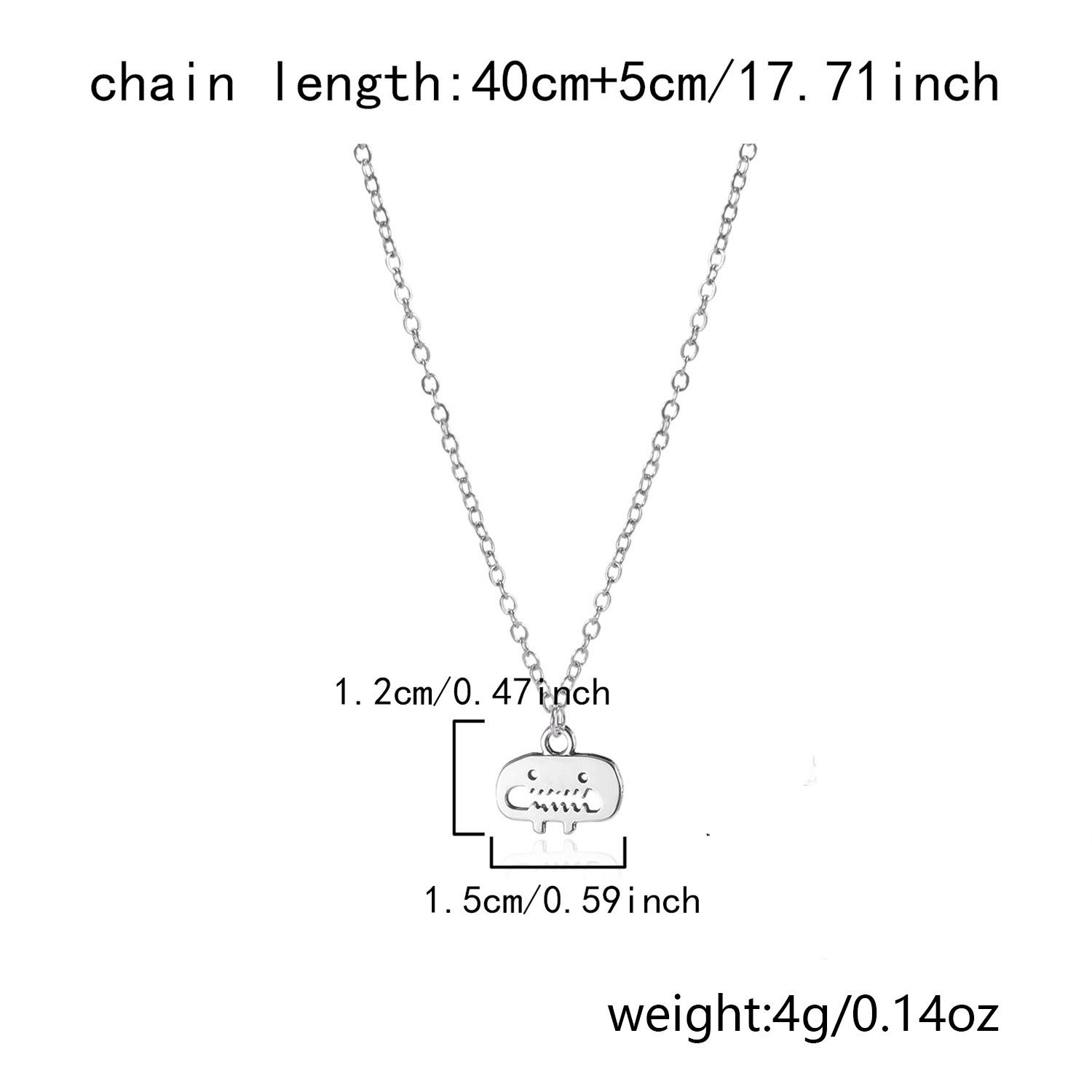 Necklace Earrings Set All-match Ghost Halloween Jewelry