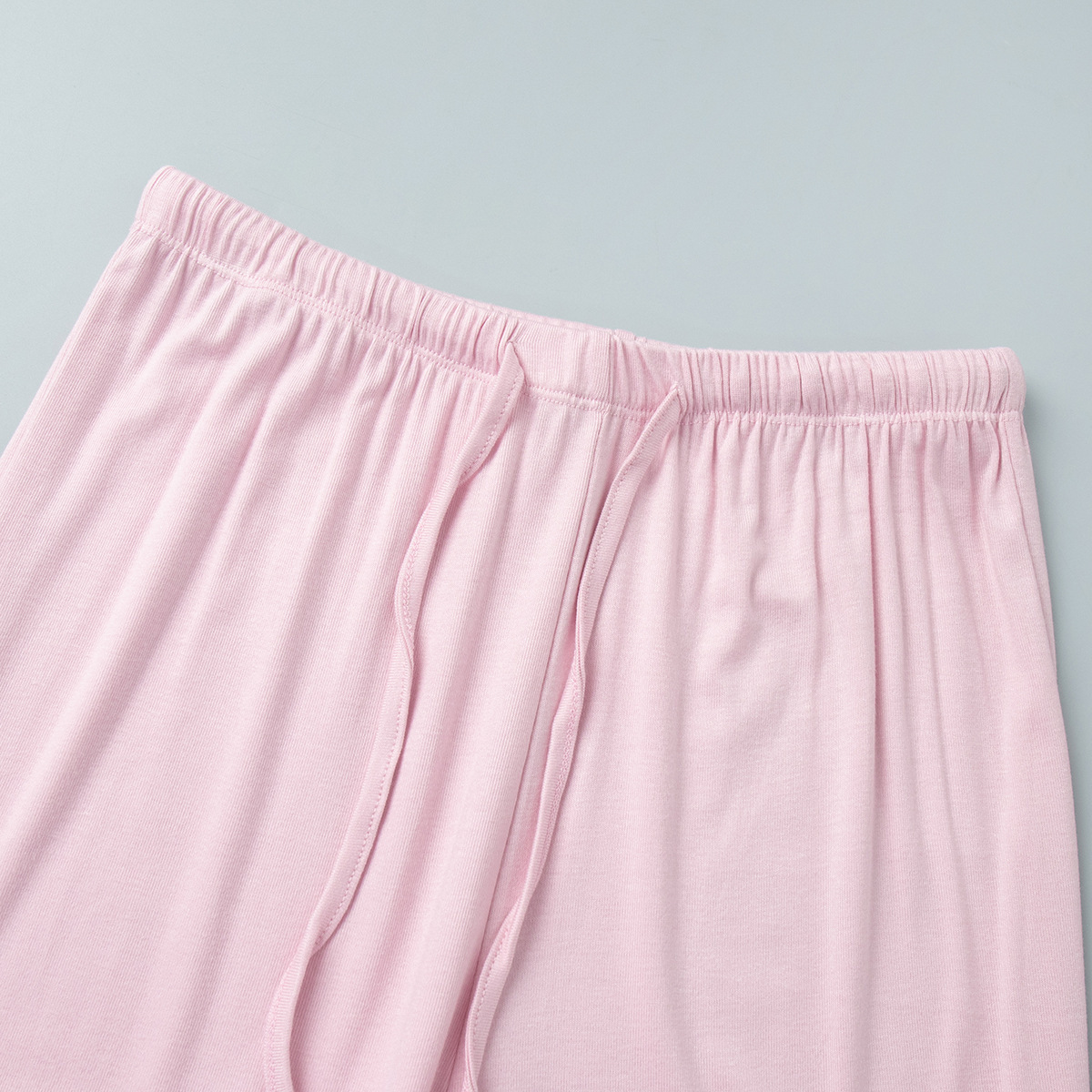 Long-sleeve pajama set side view