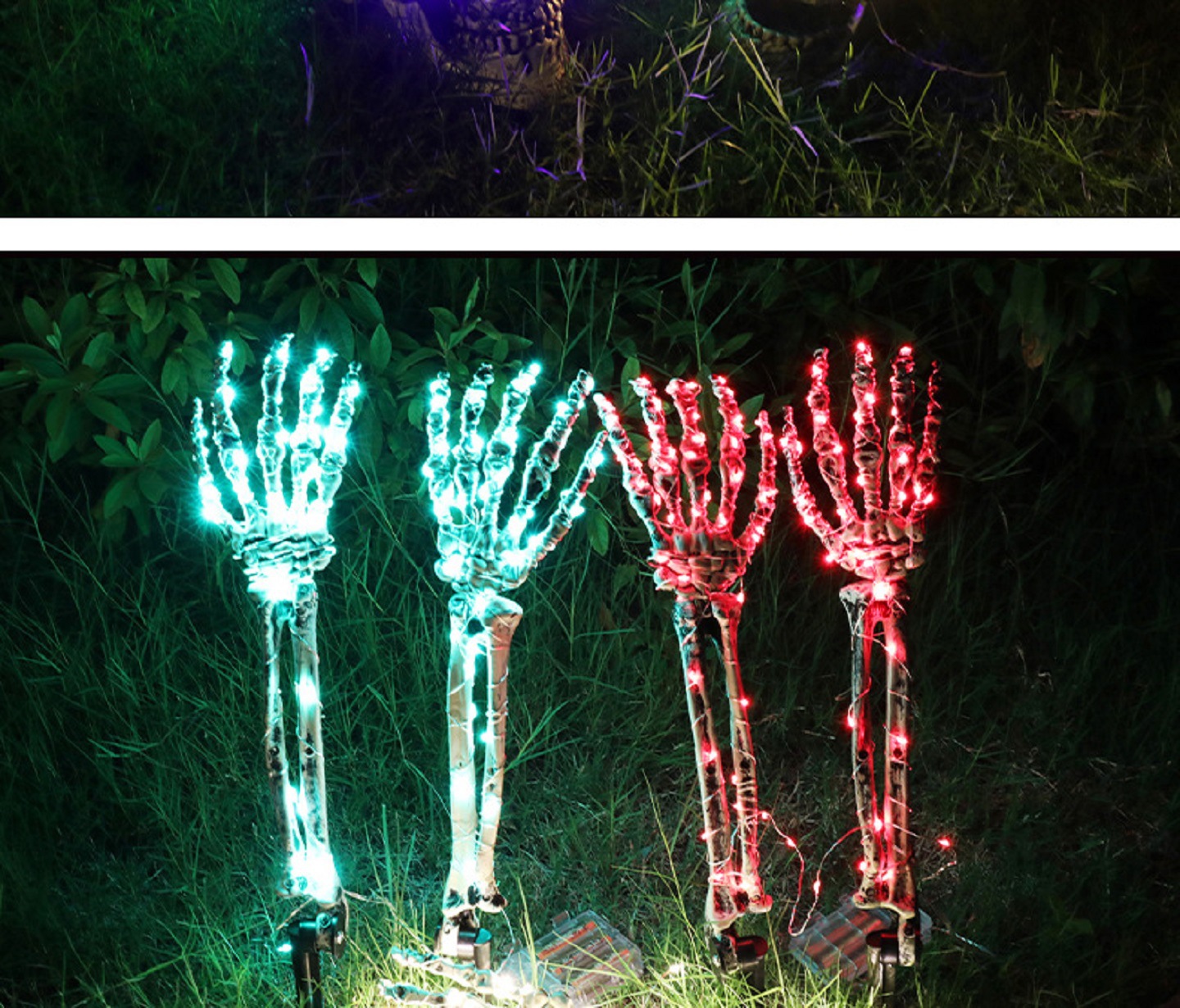 Skull Hand Halloween Garden Decoration