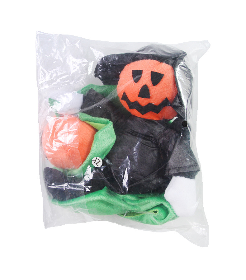 Halloween Pumpkin Knight Pet Costume