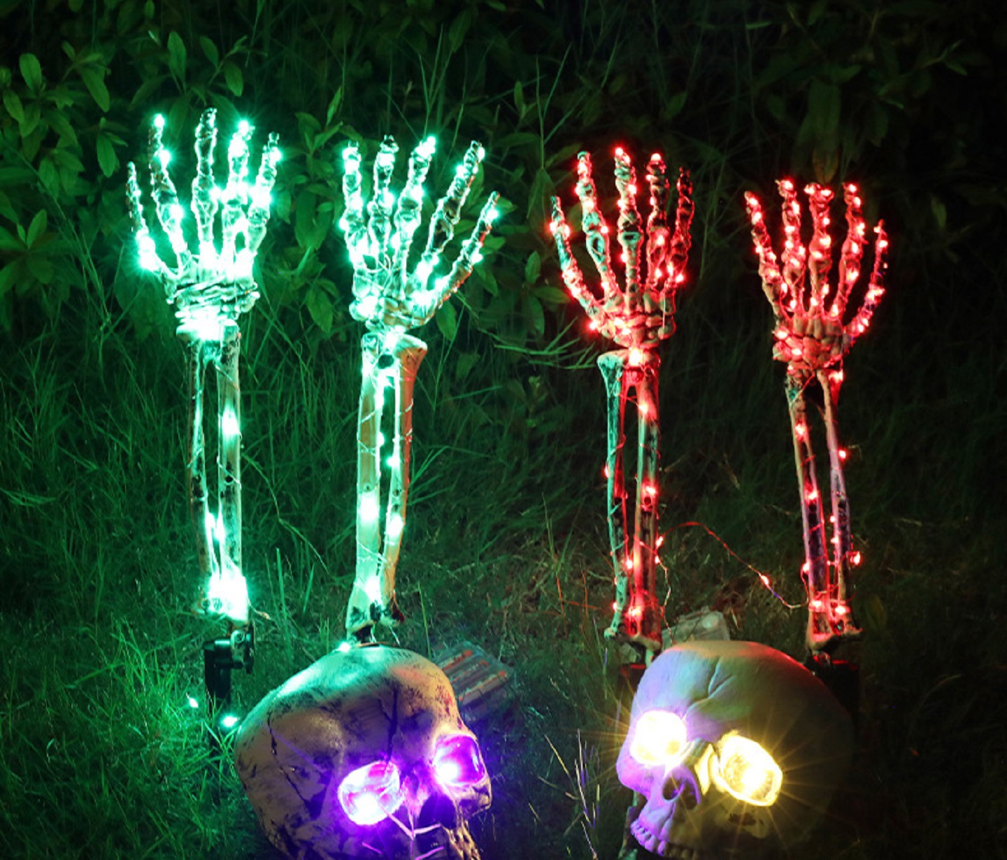 Skull Hand Halloween Garden Decoration