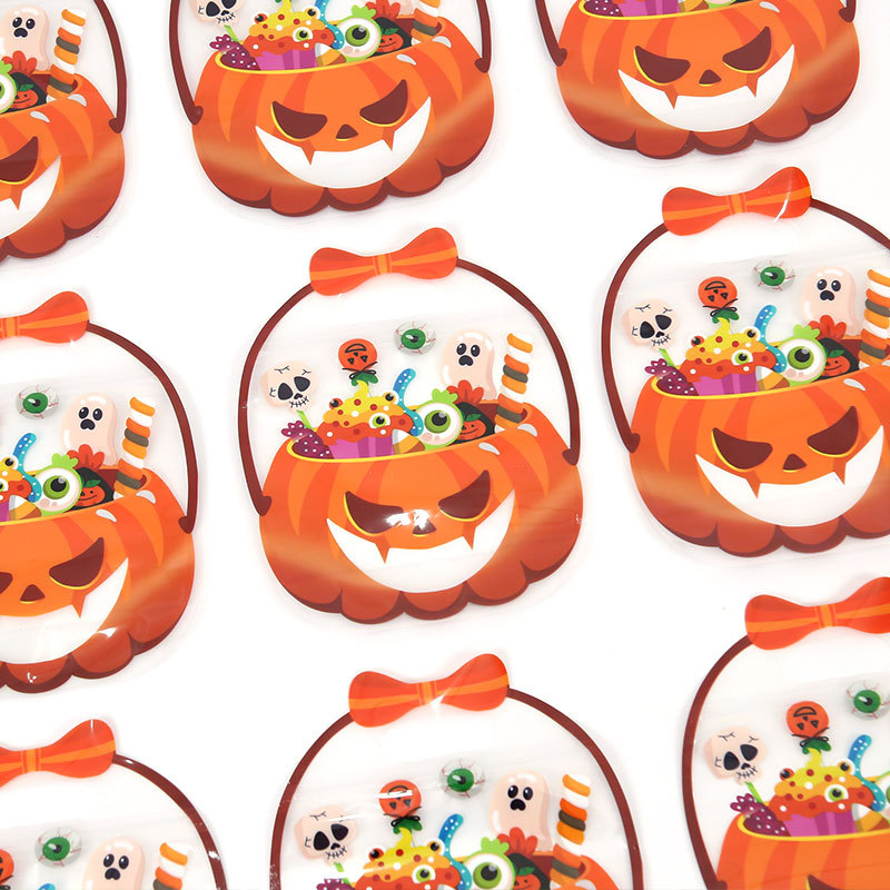 Halloween pumpkin pot candy bag