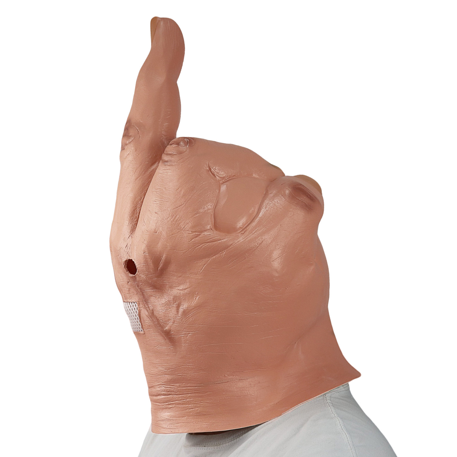 Despise middle finger mask Halloween spoof mask bar DJ spoof mask