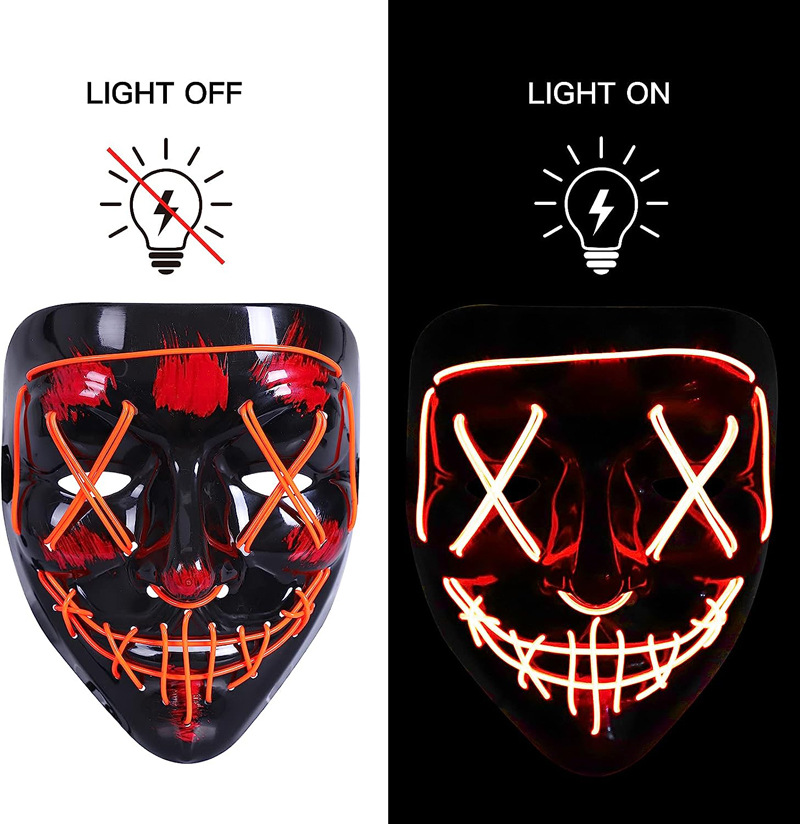 Halloween Luminous Mask LED mask
