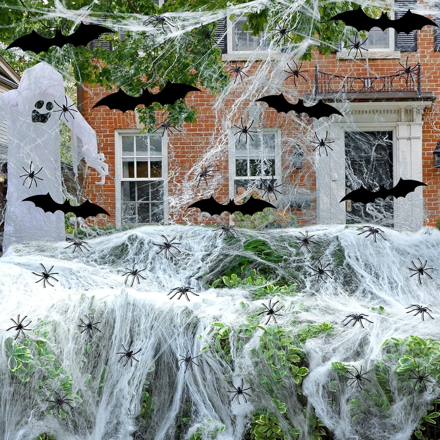 Halloween Spider Cotton Decoration Set