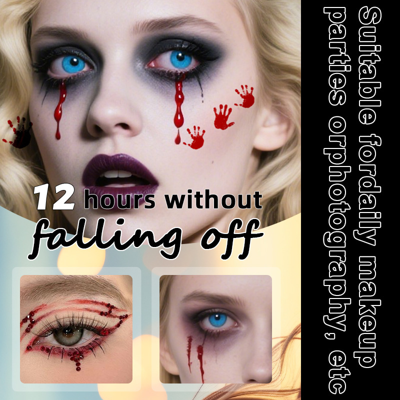 Halloween makeup tattoo stickers waterproof freckle stickers