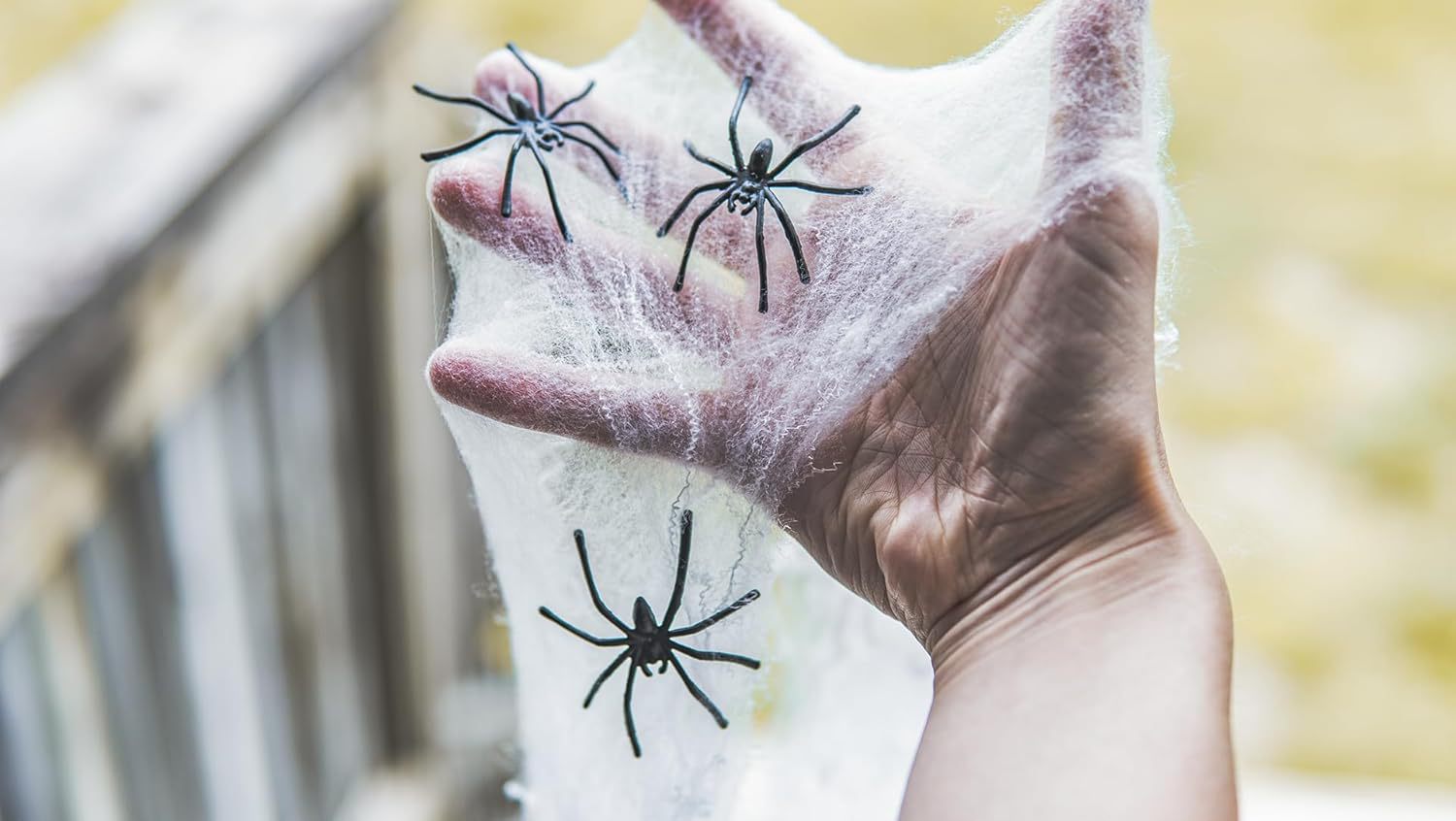 Halloween Spider Cotton Decoration Set