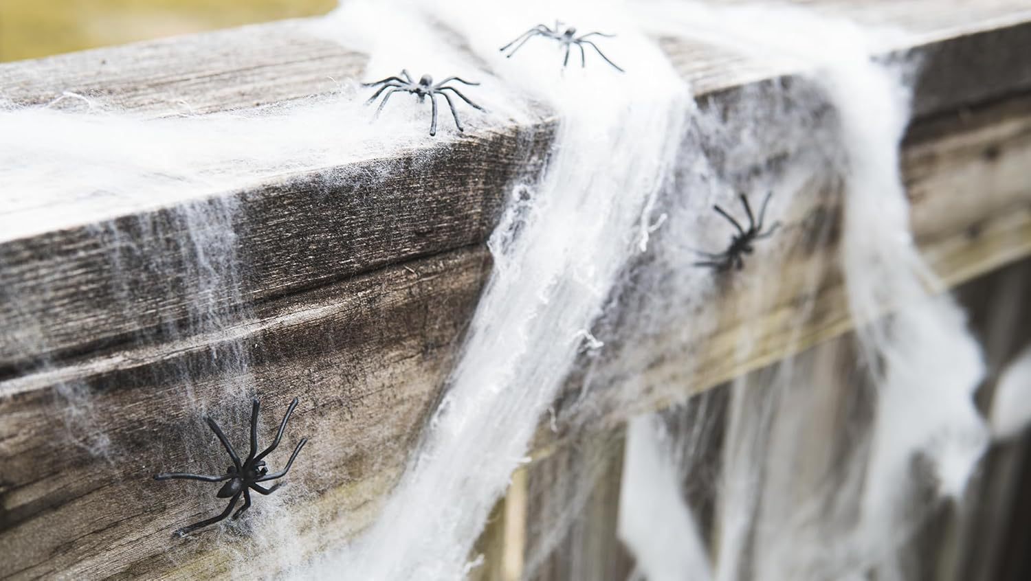 Halloween Spider Cotton Decoration Set