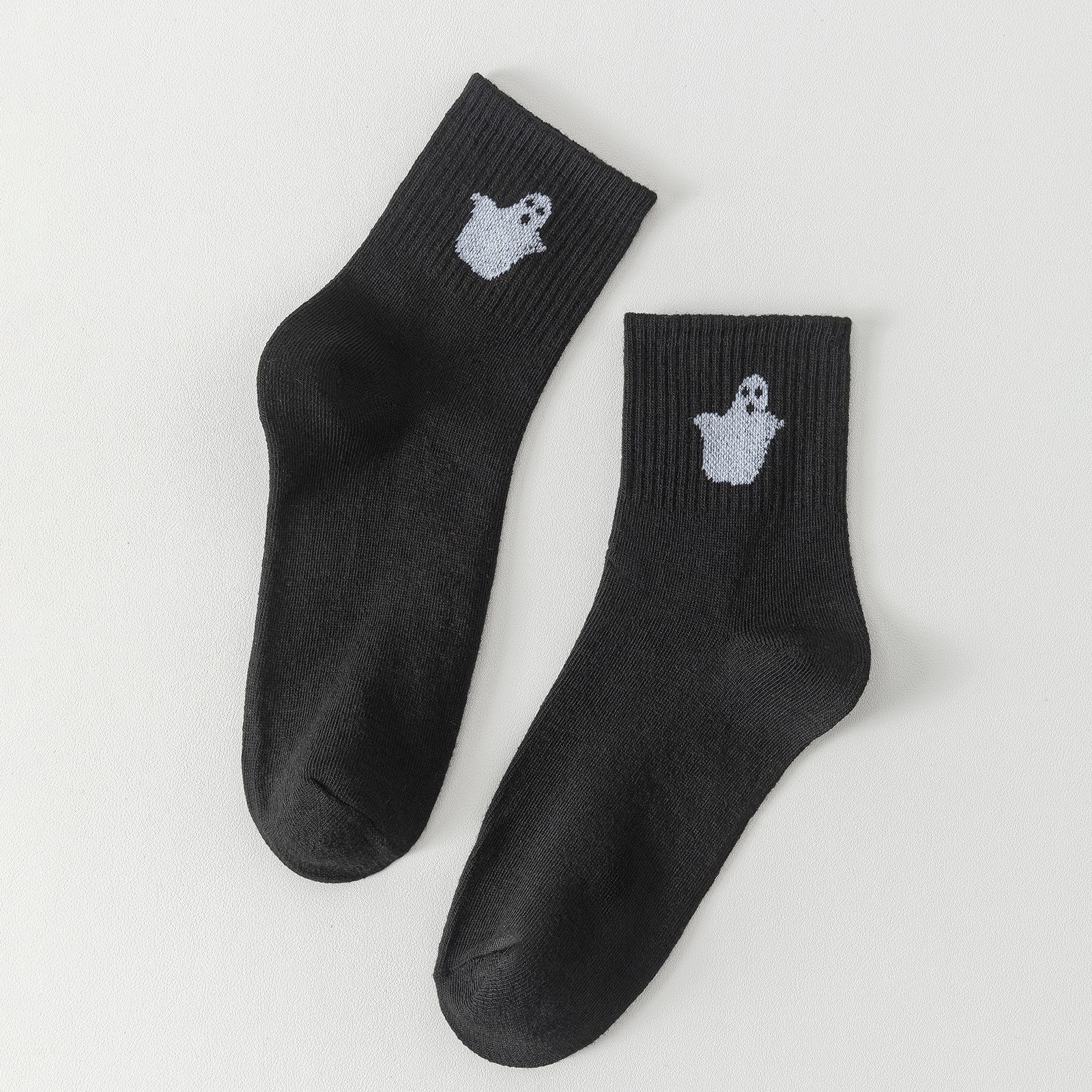 Men and Women Casual Halloween Creative Mid-Calf Cotton Stockings