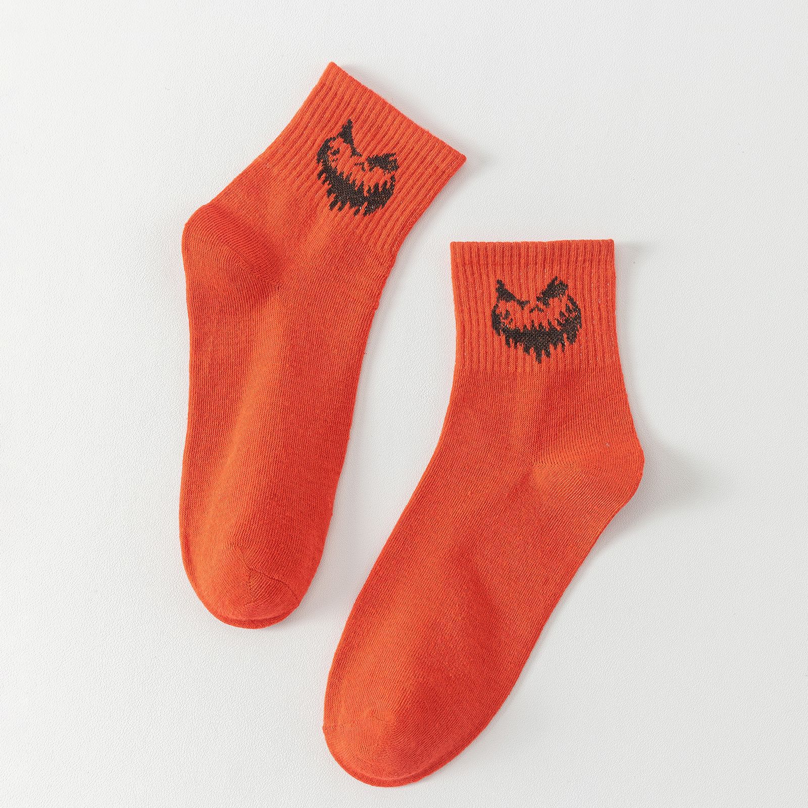 Men and Women Casual Halloween Creative Mid-Calf Cotton Stockings