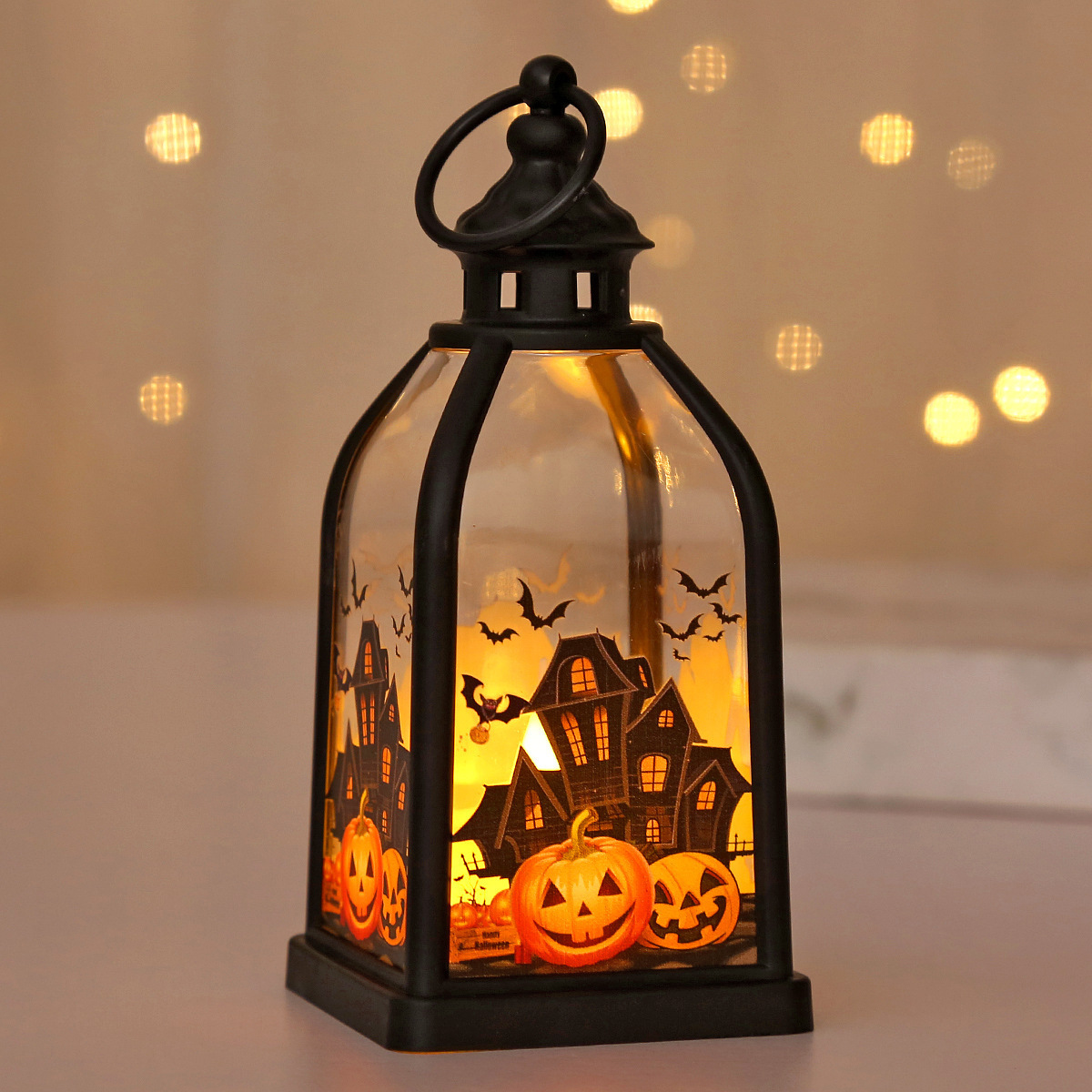Portable Halloween Electronic Candle Lamp