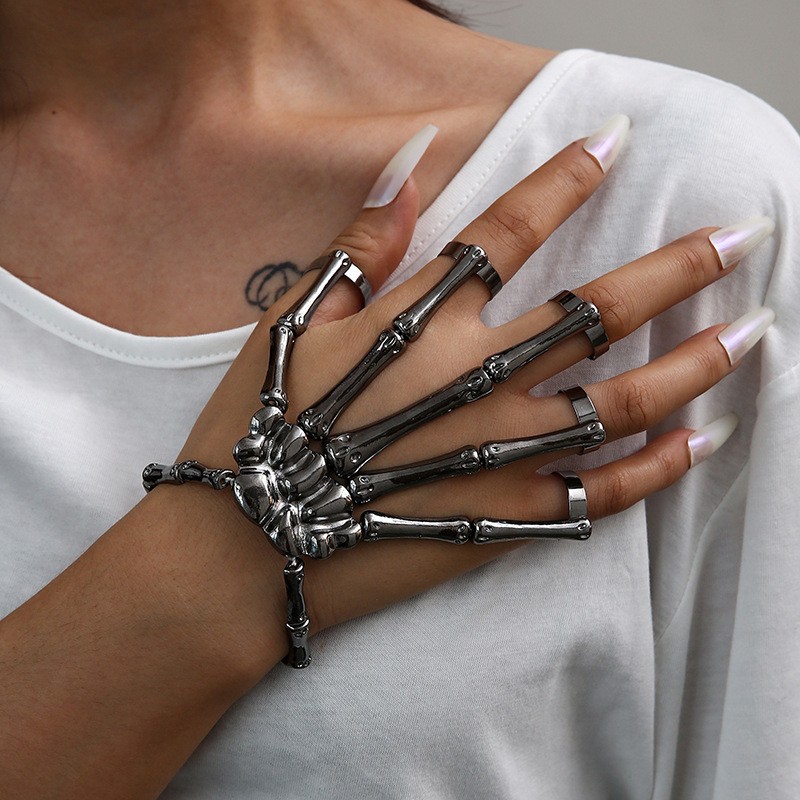 Halloween Skull Ghost Hand Bracelet