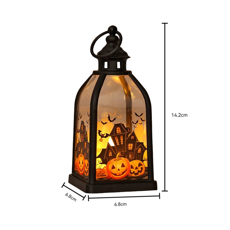 Portable Halloween Electronic Candle Lamp