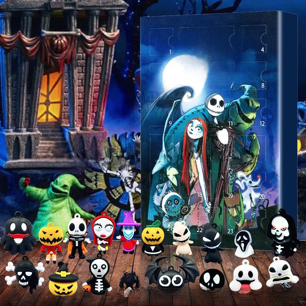 Halloween figurines arrive in the holiday calendar countdown box