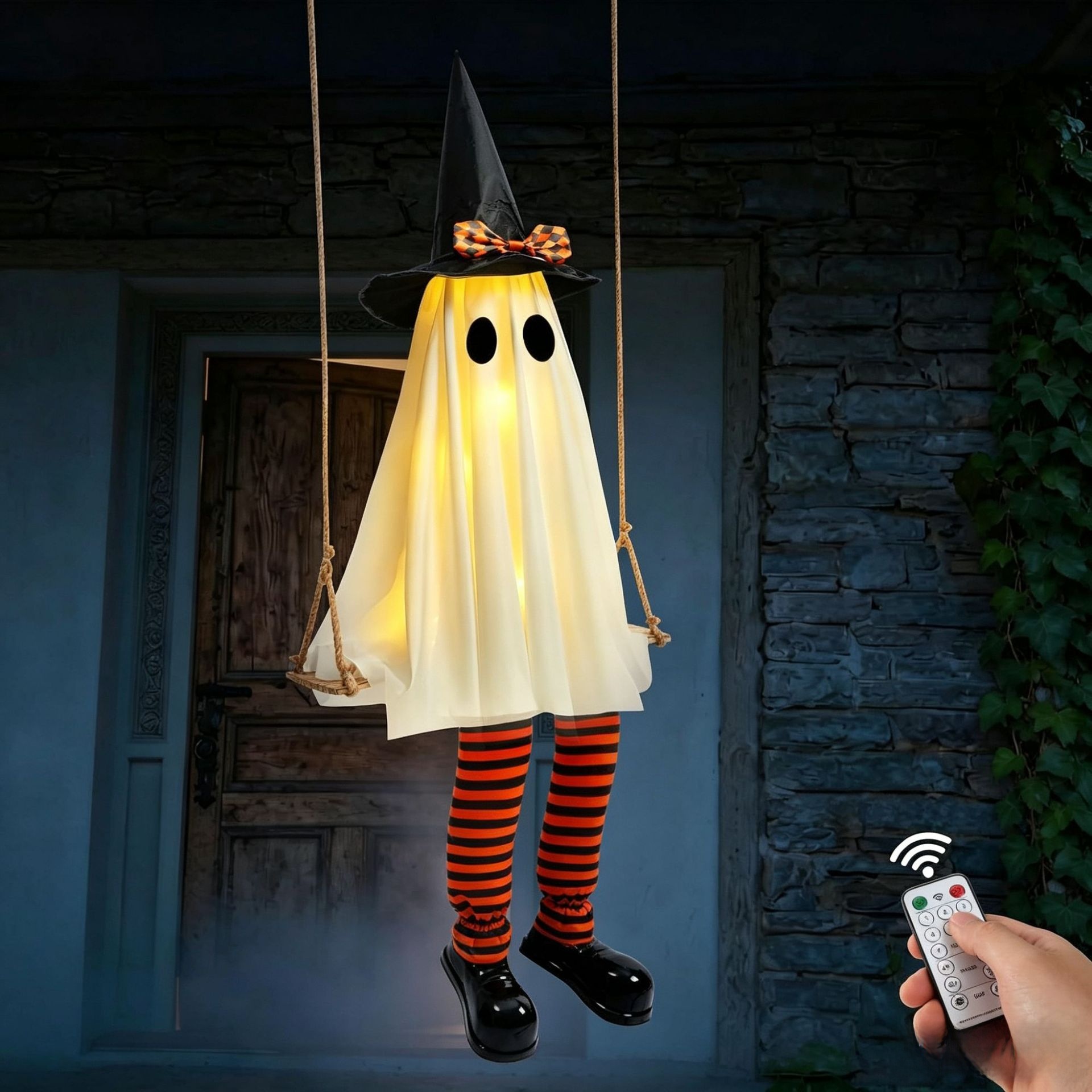 Halloween Ghost Swinging Pendant Decoration