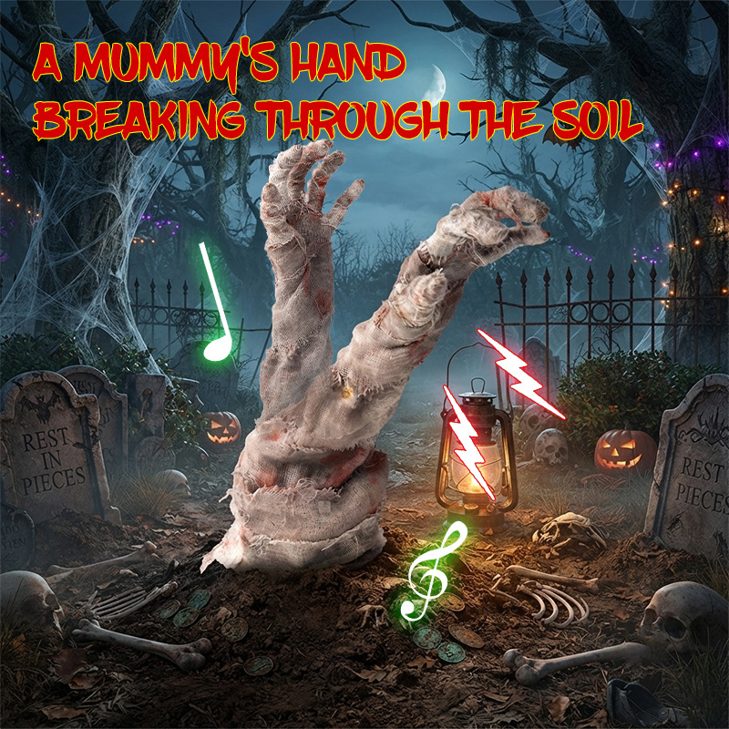 Halloween Electric Swinging Hand