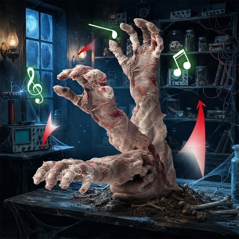 Halloween Electric Swinging Hand