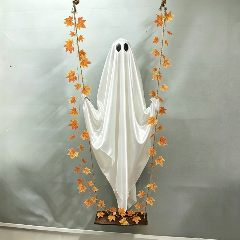 Halloween Hanging Ghost Swing Decoration