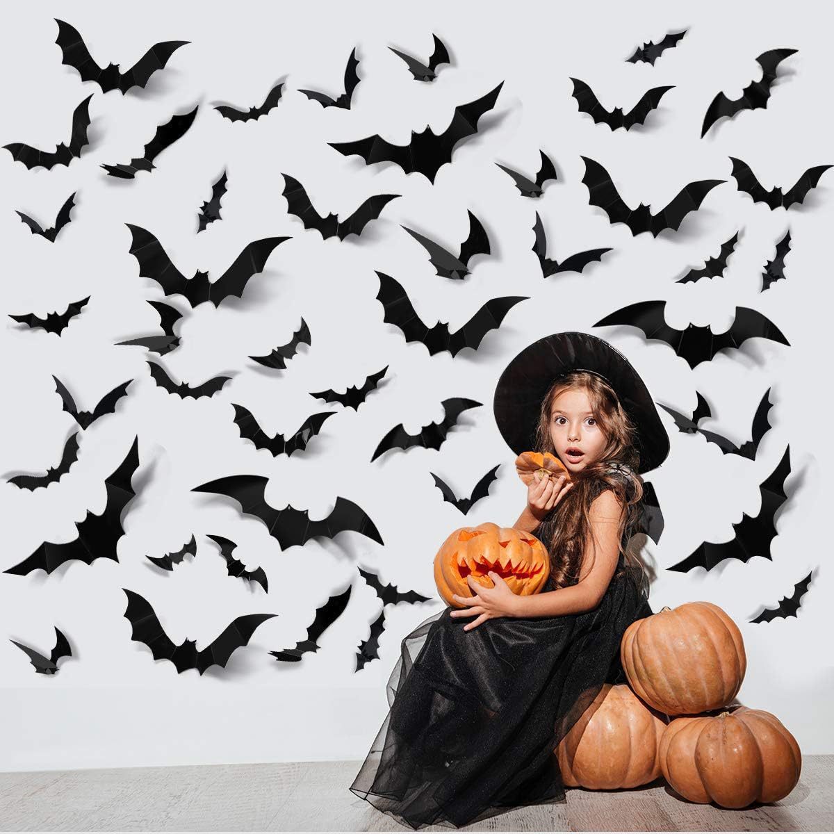 3D Halloween Bat Wall Stickers