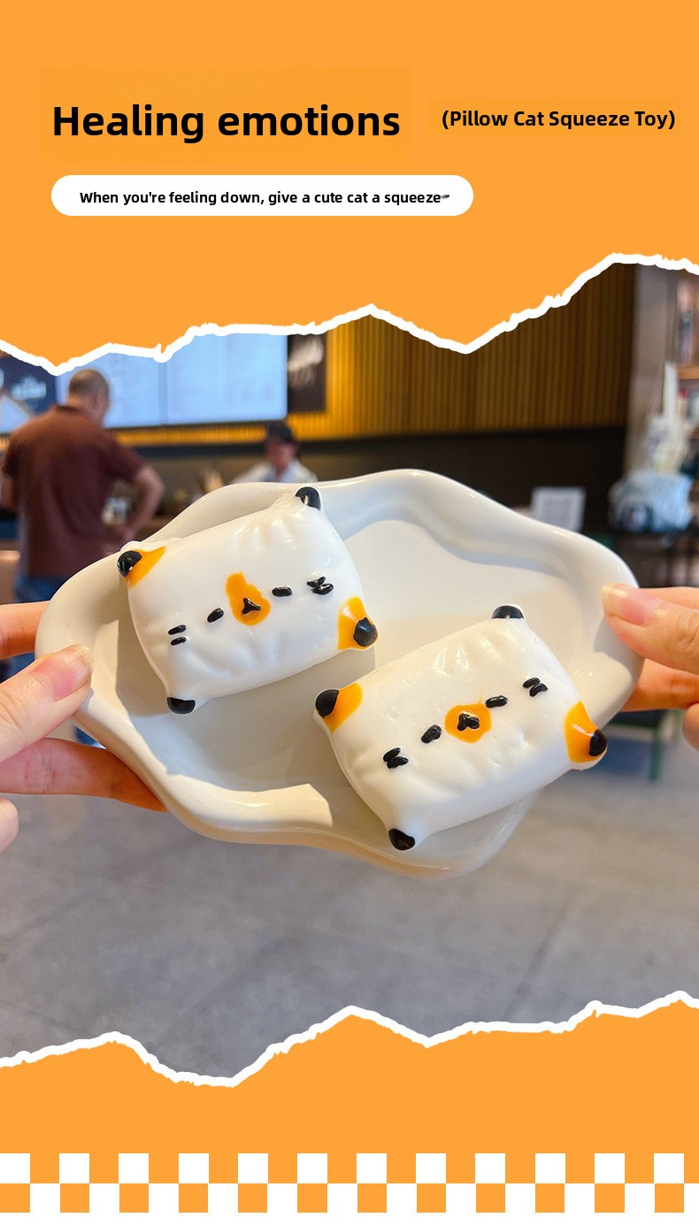 Squishy de silicona con gato tumbado | GATOKOOL
