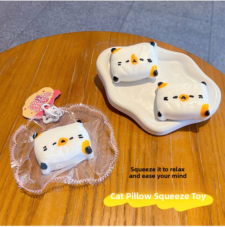 Squishy de silicona con gato tumbado | GATOKOOL