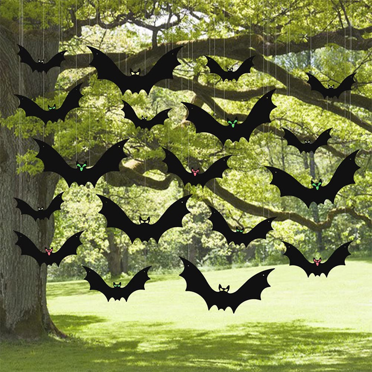 Hanging Bat Halloween Decoration