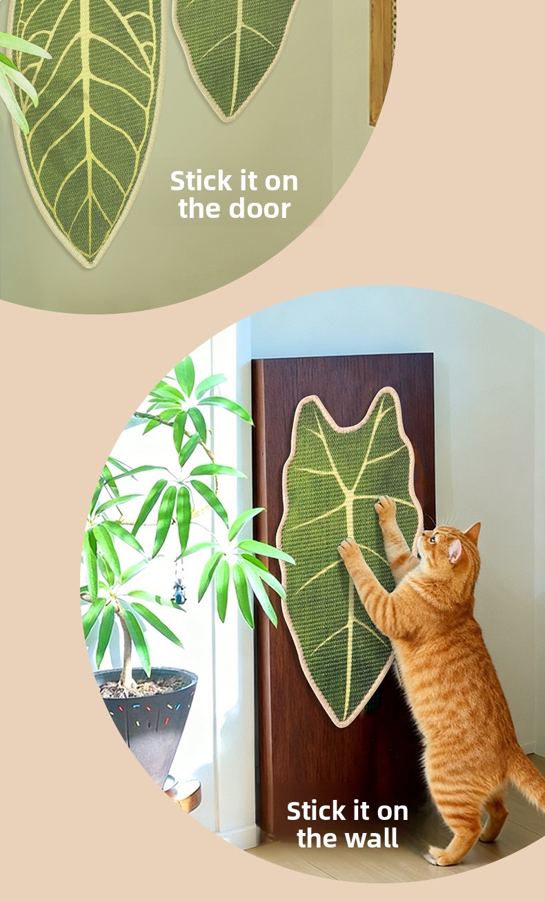 Rascador de sisal para gatos con diseño de plantas | GATOKOOL