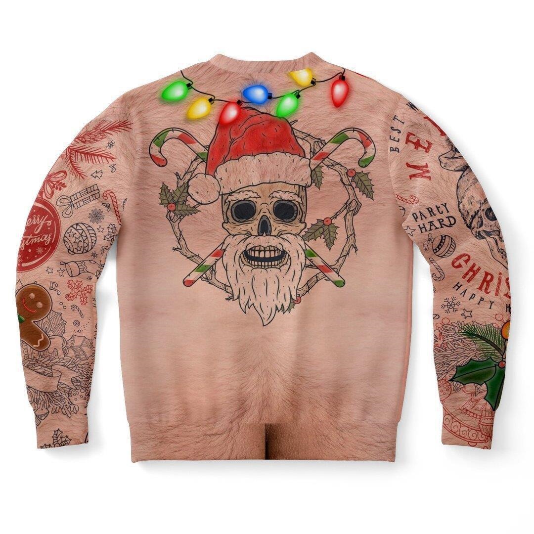 Skull Halloween 3D Digital Print Crewneck Sweatshirt Long Sleeve Pullover