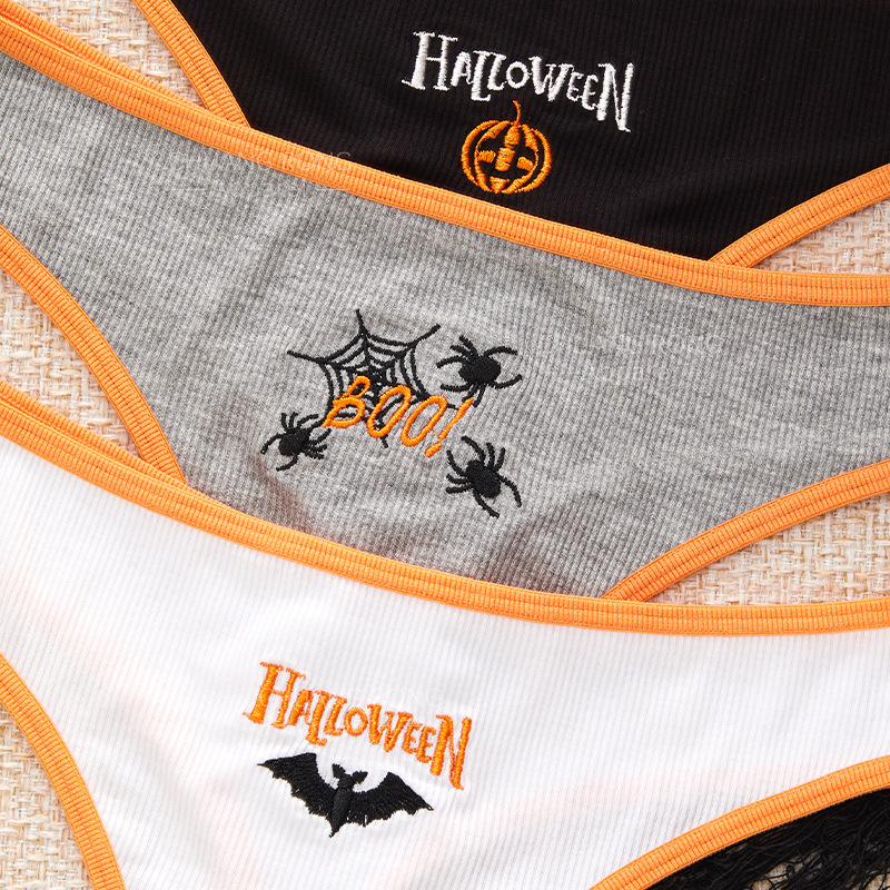 Halloween pumpkin thong