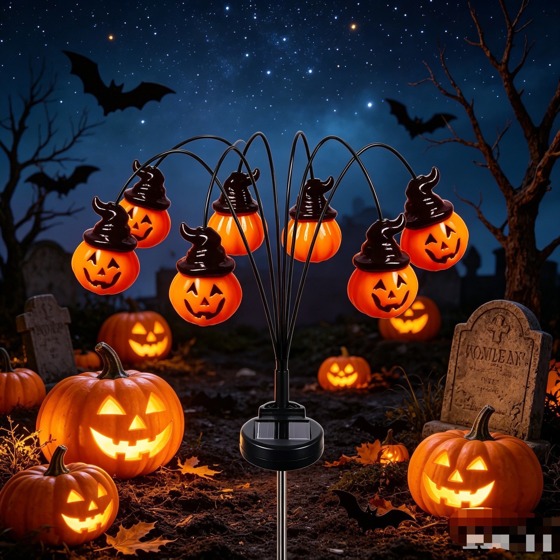Halloween Solar Pumpkin Ground Lights