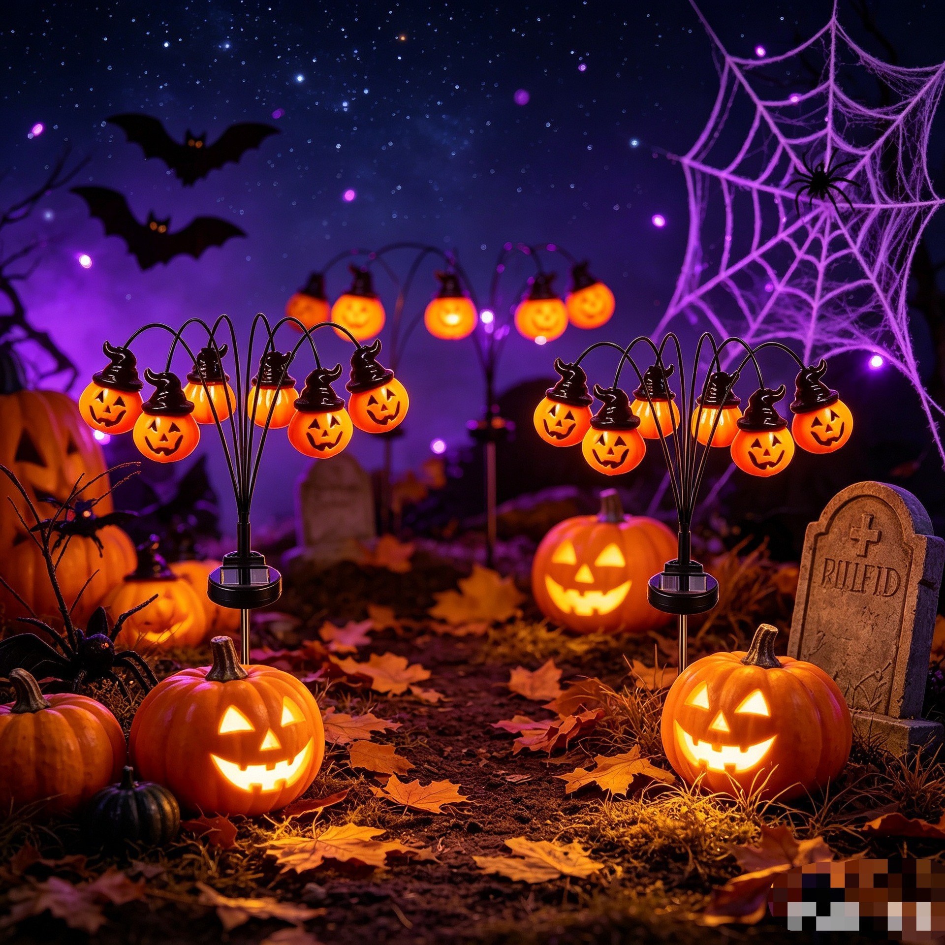 Halloween Solar Pumpkin Ground Lights