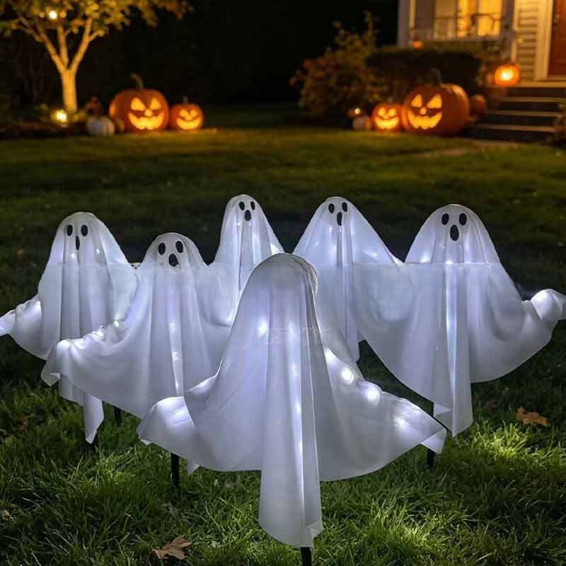 Solar Halloween Ghost Ground Lighting