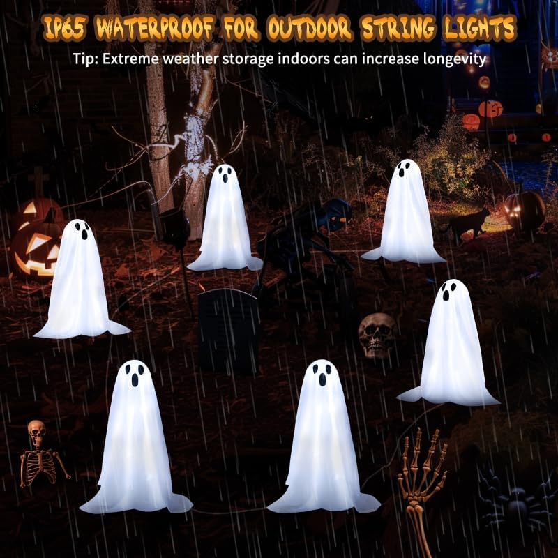 Solar Halloween Ghost Ground Lighting