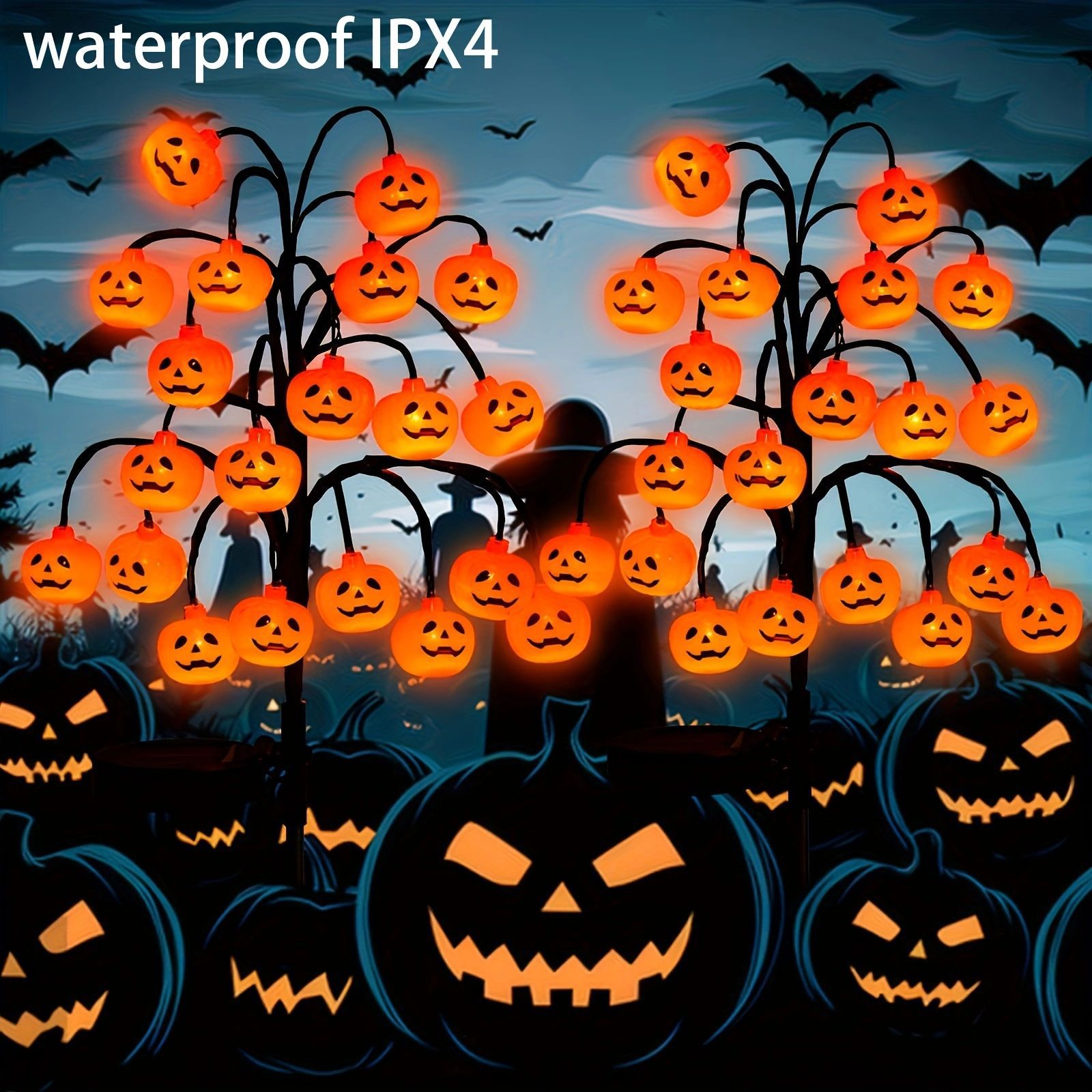 Halloween Solar Pumpkin Ground Lights