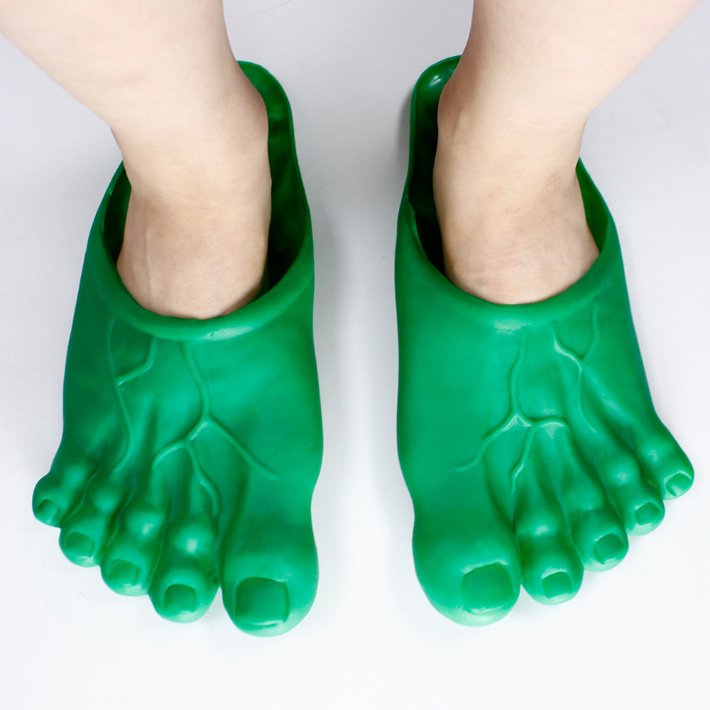 Halloween Bigfoot Novelty Slippers