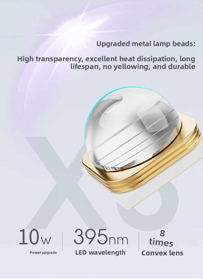 Mini Portable LCD Nail Lamp