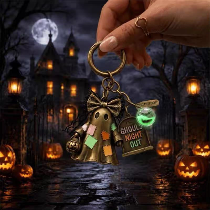 Halloween ghost keychain