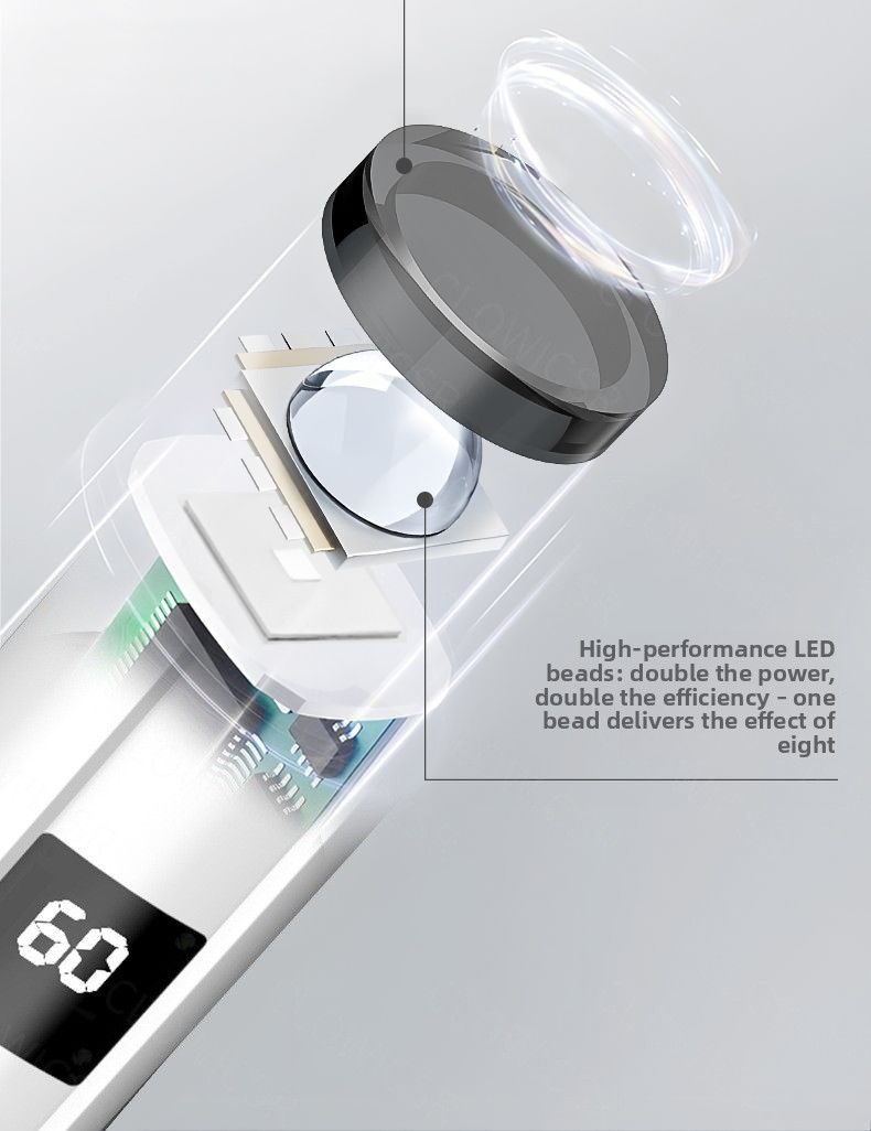 Mini Portable LCD Nail Lamp