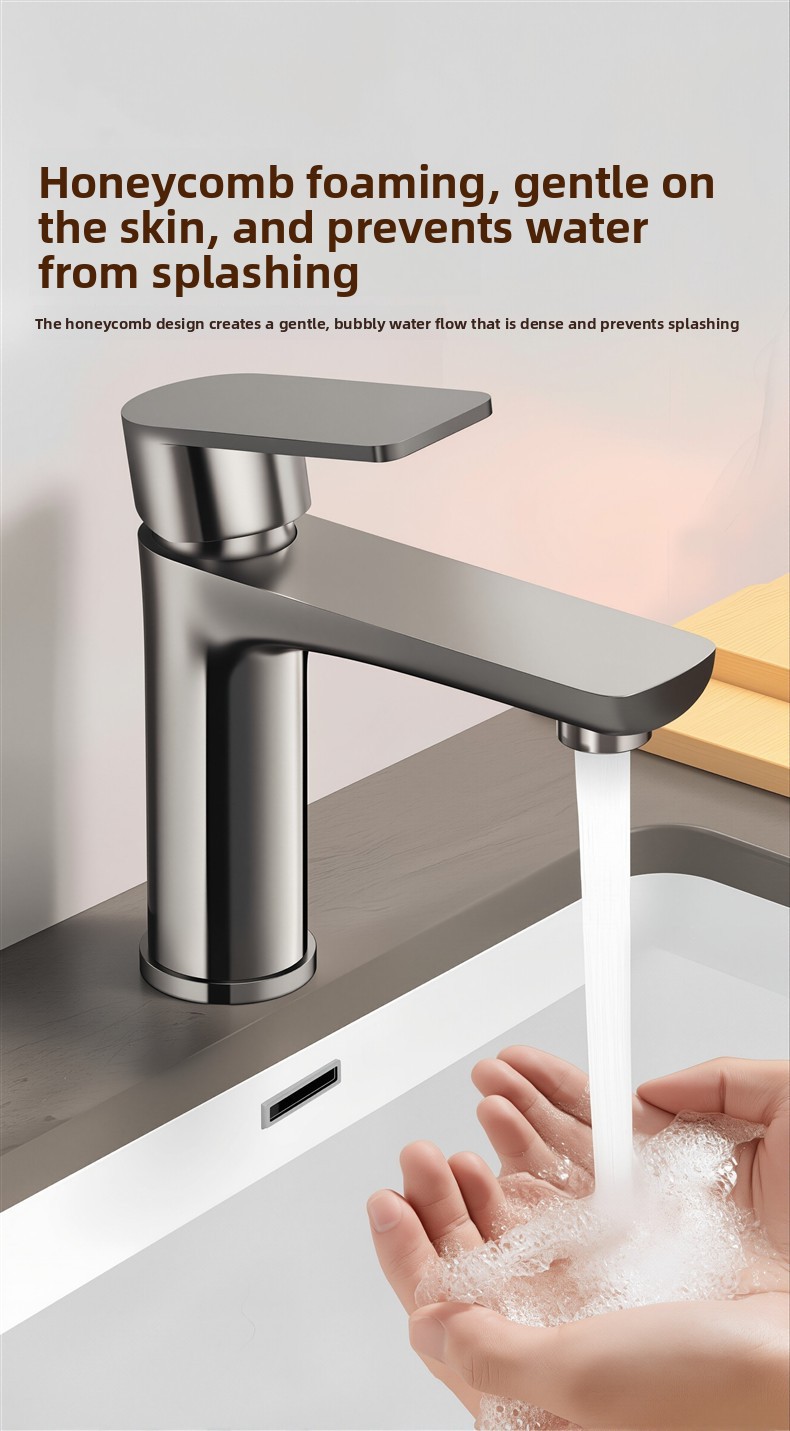 Stainless Steel Bathroom Sink Faucet