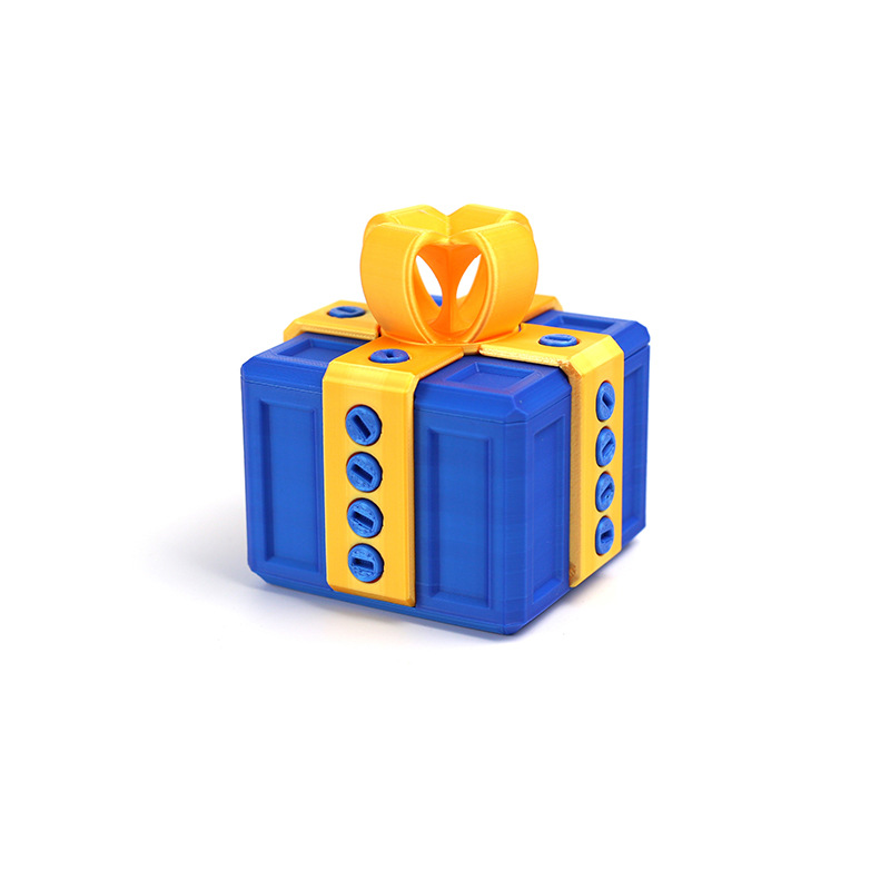 3D Printed Annoying Prank Gift Box Novelty Gag Toy