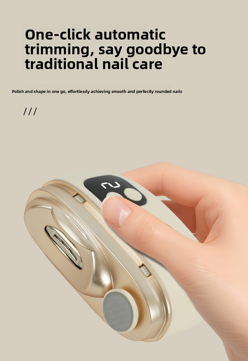 Electric Nail Clipper and Polisher 2-in-1