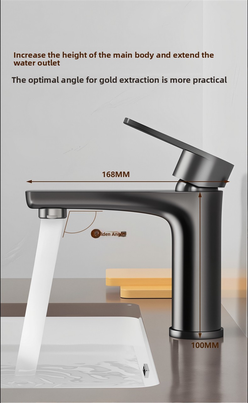 Stainless Steel Bathroom Sink Faucet