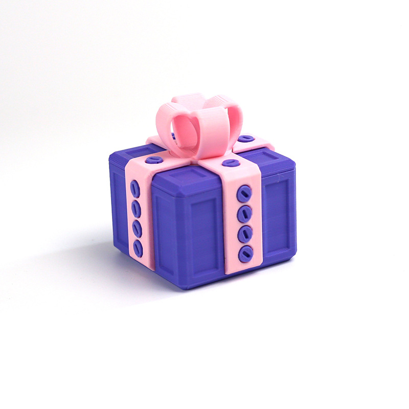 3D Printed Annoying Prank Gift Box Novelty Gag Toy