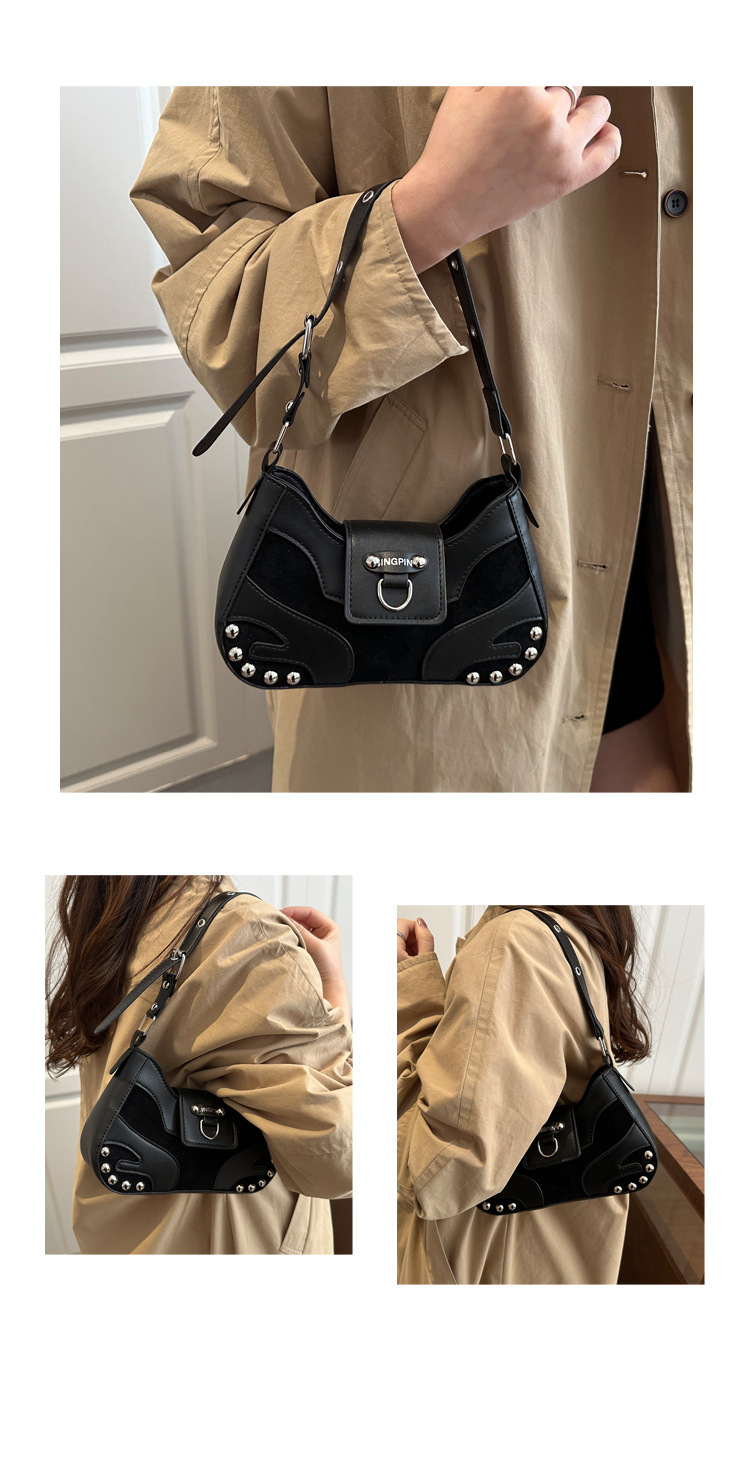 Retro Crossbody Bag with Shoulder Strap