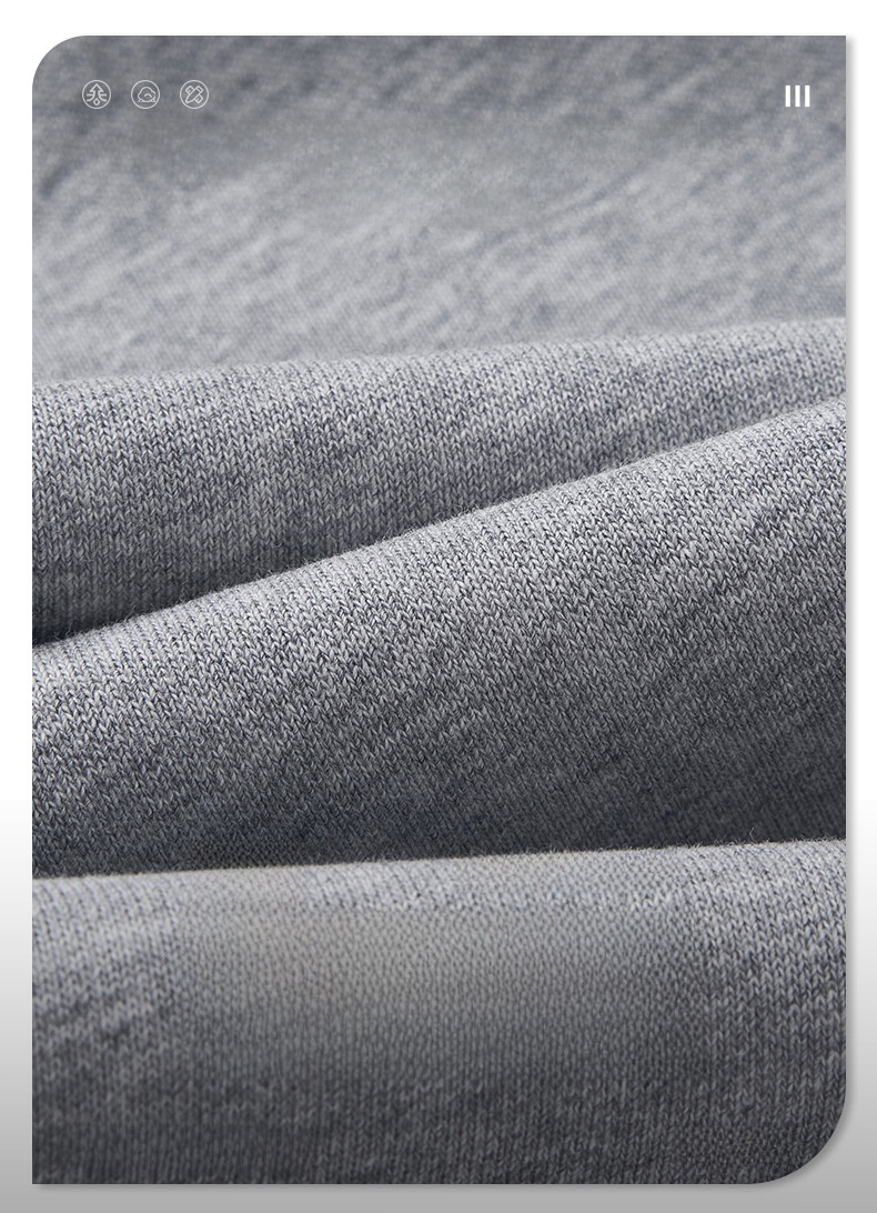 Heavyweight Terry Fabric Sweatpants Loose Fit Casual Pants